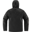 Geaca moto Icon basehawk2, Negru thumb