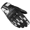 Manusi moto dame Spidi g-carbon, Negru/Alb thumb