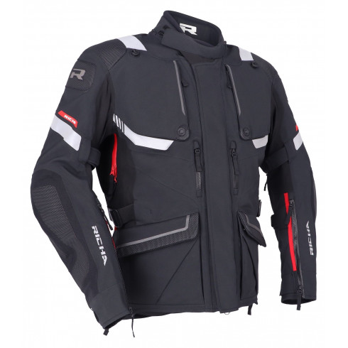 Geaca moto din textil Richa armada gtx, Negru