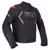 Geaca moto din textil Richa vendetta, Negru/Alb/Rosu