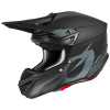 Casca motocross 5series polyacrilite helmet solid V.23, Negru