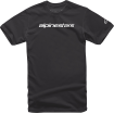 Ticou moto Alpnestars tee linear word, Negru Ticou moto Alpnestars tee linear word, Negru thumb