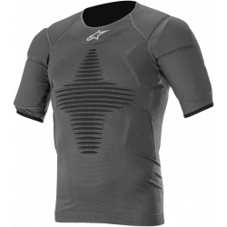 Tricou de protectie Alpinestars A-0 Roost Base Layer, Gri Tricou de protectie Alpinestars A-0 Roost Base Layer, Gri