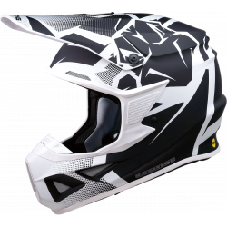 Casca motocross Moose racing fi agroid, Alb/Negru Casca motocross Moose racing fi agroid, Alb/Negru