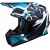 Casca motocross Moose racing fi agroid, Albastru/Alb Casca motocross Moose racing fi agroid, Albastru/Alb thumb