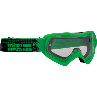 Ochelari motocross qualifier agroid, Negru/Verde