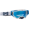 Ochelari motocross XCR pro stars, Alb/Albastru thumb