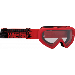 Ochelari motocross pentru copii Qualifier agroid, Negru/Rosu