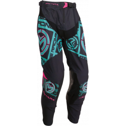 Pantaloni motocross Moose racing sahara, Albastru/Roz