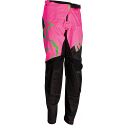 Pantaloni motocross copii Moose racing qualifier youth, Roz/Negru