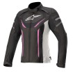 Geaca Alpinestars Stella T-Jaws v3 waterproof, Nru/Roz thumb