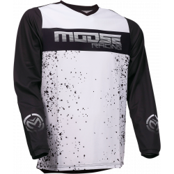 Bluza motocross Moose racing qualifier, Negru/Alb