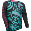 Bluza motocross Moose racing sahara, Albastru/Roz