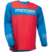 Bluza motocross Moose racing qualifier, Albastru/Rosu/Alb thumb