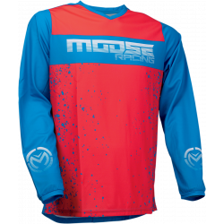 Bluza motocross Moose racing qualifier, Albastru/Rosu/Alb