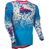 Bluza motocross Moose racing agroid, Albastru/Alb/Roz