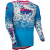 Bluza motocross Moose racing agroid, Albastru/Alb/Roz thumb