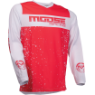 Bluza motocross Moose racing qualifier, Rosu/Alb thumb
