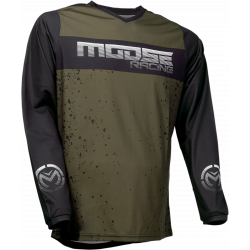 Bluza motocross Moose racing qualifier, Verde/Negru