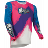 Bluza motocross Moose racing agroid, Albastru/Mov/Roz