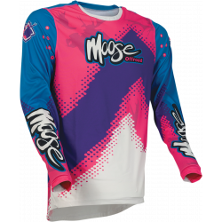 Bluza motocross Moose racing agroid, Albastru/Mov/Roz Bluza motocross Moose racing agroid, Albastru/Mov/Roz