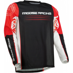 Bluza motocross Moose racing sahara, Negru/Rosu Bluza motocross Moose racing sahara, Negru/Rosu