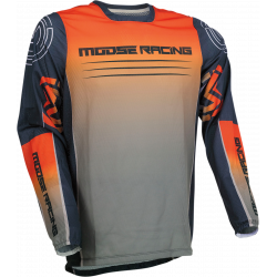 Bluza motocross Moose racing sahara, Portocaliu/Albastru