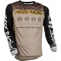 Bluza motocross Moose racing M1, Bej/Negru