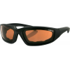 Ochelari Bobster foamerz 2 amber, Negru