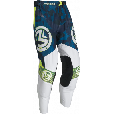 Pantaloni motocross Moose racing sahara, Albastru/Alb