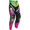Pantaloni motocross Moose racing sahara, Mov/Verde thumb