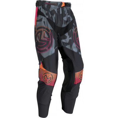 Pantaloni motocross Moose racing sahara stealth, Negru/Roz