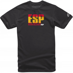 Tricou moto Alpinestars spain circuits T-Shirt, Negru Tricou moto Alpinestars spain circuits T-Shirt, Negru