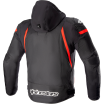 Geaca moto din textil Alpinestars zaca waterproof, Negru/Rosu/Alb thumb
