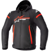 Geaca moto din textil Alpinestars zaca waterproof, Negru/Rosu/Alb thumb