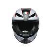 Casca AGV K-6 S FLASH MATT, Negru/Gri/Rosu thumb