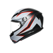 Casca AGV K-6 S FLASH MATT, Negru/Gri/Rosu thumb
