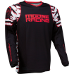 Bluza motocross Moose racing qualifier, Negru/Rosu thumb