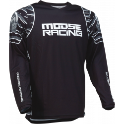 Bluza motocross Moose racing qualifier, Alb/Gri/Negru
