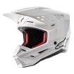 Casca motocross Alpinestars SM5, Alb thumb