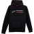 Hanorac moto Alpinestars hoodie linear-rac, Negru Hanorac moto Alpinestars hoodie linear-rac, Negru thumb