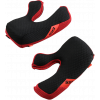Set bureti obraji casca ALPINESTARS SM8/SM10, Negru/Rosu