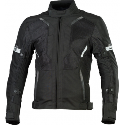 Geaca din textil Moto id vertex mesh, Negru