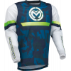 Bluza motocross Moose racing sahara, Alb/Albastru