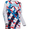 Bluza copii Moose racing agroid mesh, Alb