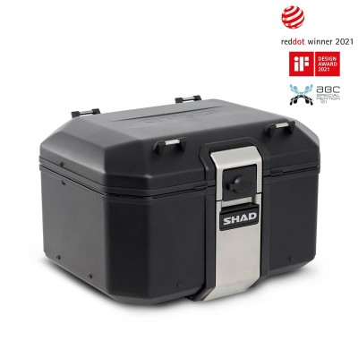 Valiza moto din aluminiu SHAD TR48 48L, Negru Valiza moto din aluminiu SHAD TR48 48L, Negru