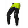 Pantaloni motocross Seven rival staple flo, Negru/Galben fluo