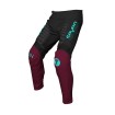 Pantaloni motocross Seven vox surge, Negru/Burgundia thumb