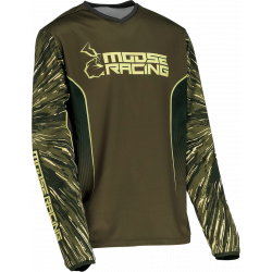 Bluza copii Moose racing agroid, Verde/Negru