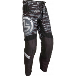 Pantaloni motocross Moose racing qualifier, Negru/Alb